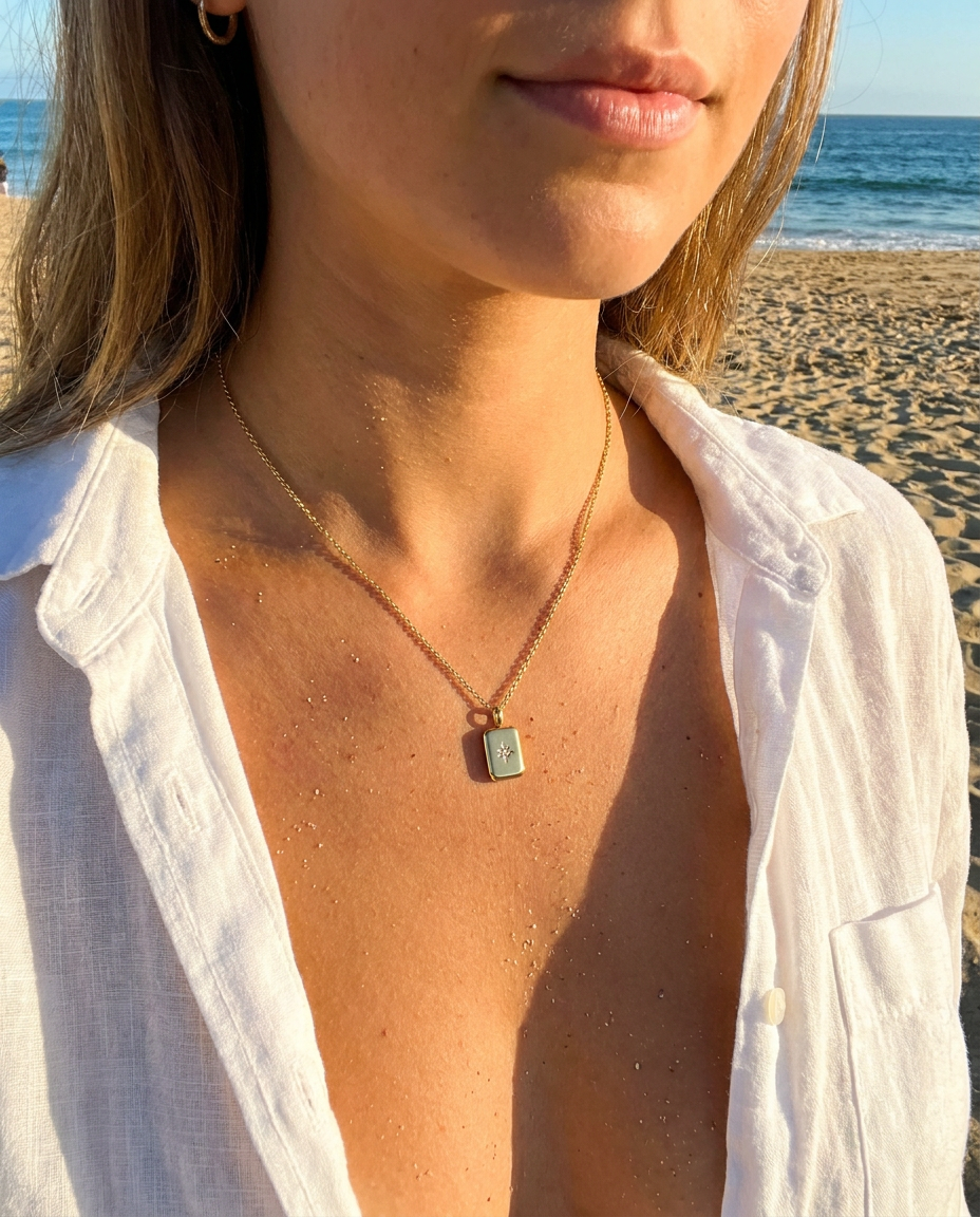 Starburst Medallion Necklace