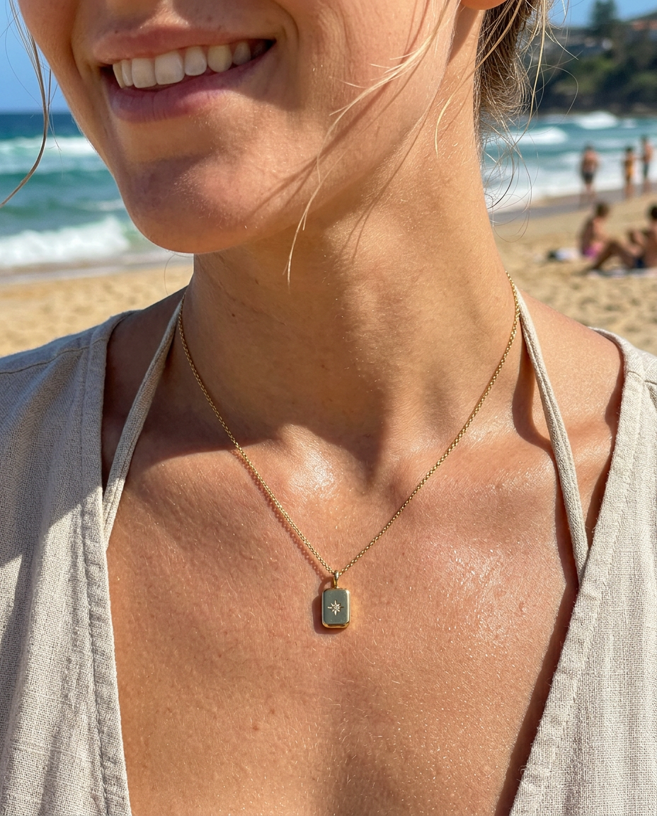 Starburst Medallion Necklace