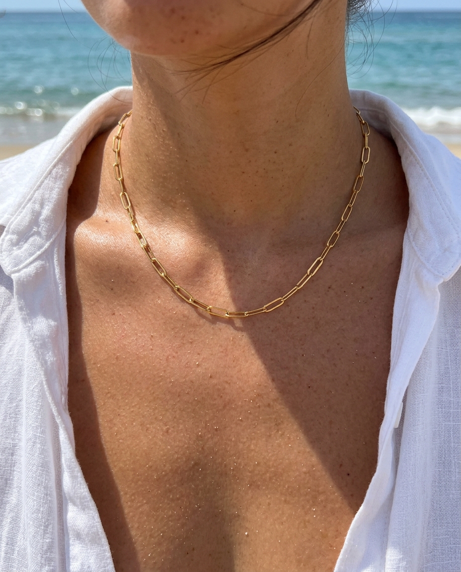 Paperclip Chain Necklace