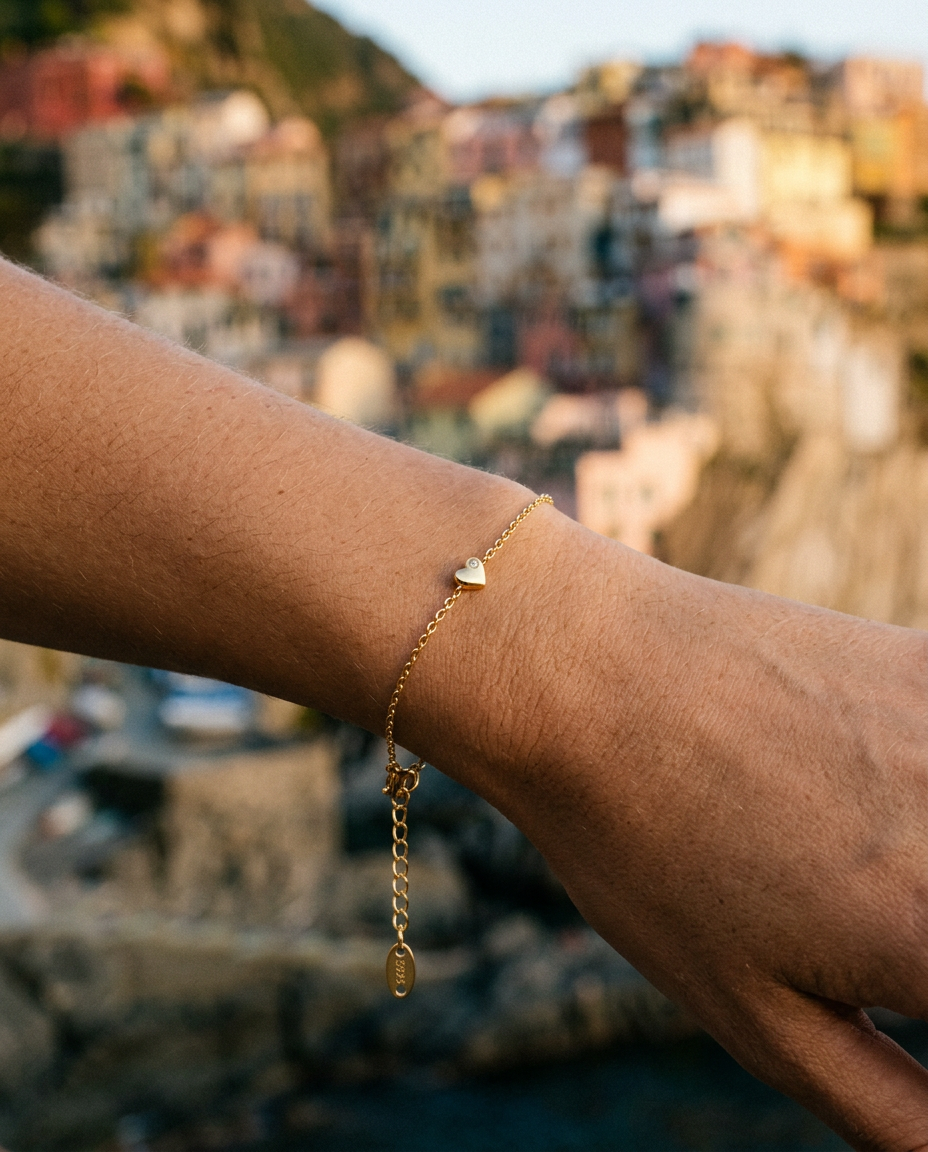 Heart Zircon Bracelet