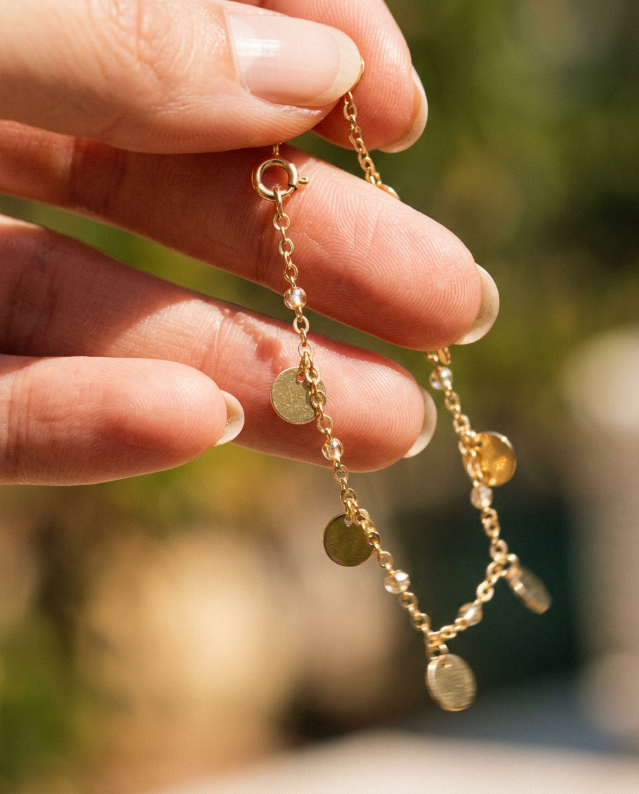 Coin Charm Bracelet