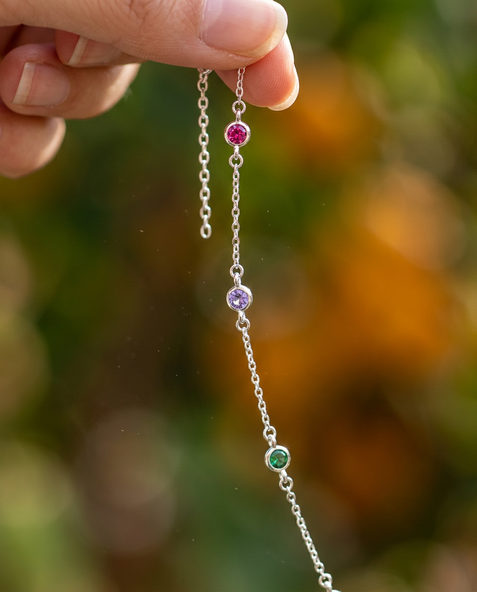 Rainbow Zircon Bracelet