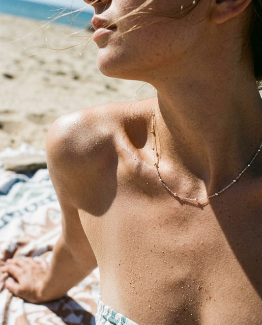 Beaded Cable Chain Necklace