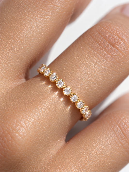 Milgrain Eternity Ring