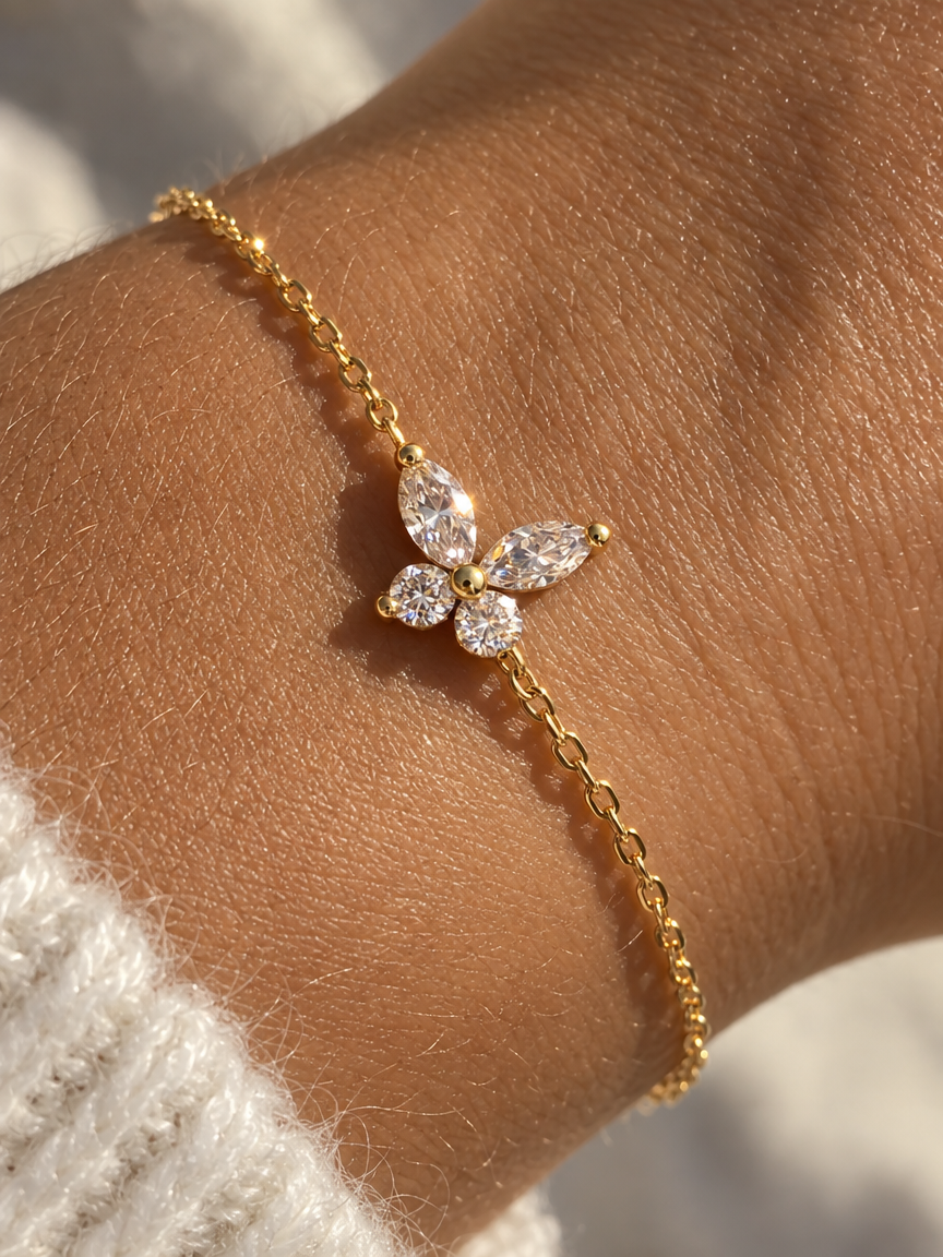 Marquise Butterfly Bracelet