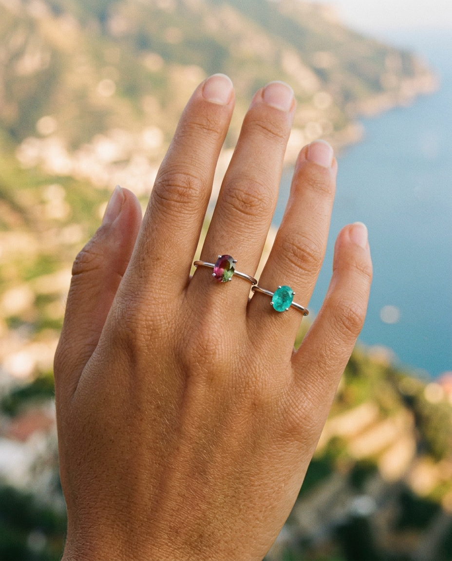 Oval Tourmaline Ring