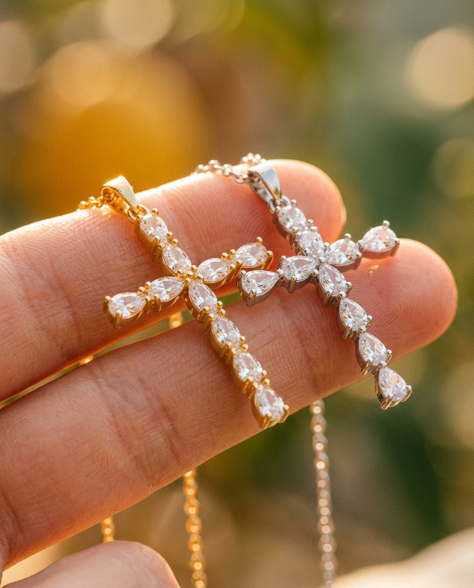 Bellagio Cross Necklace