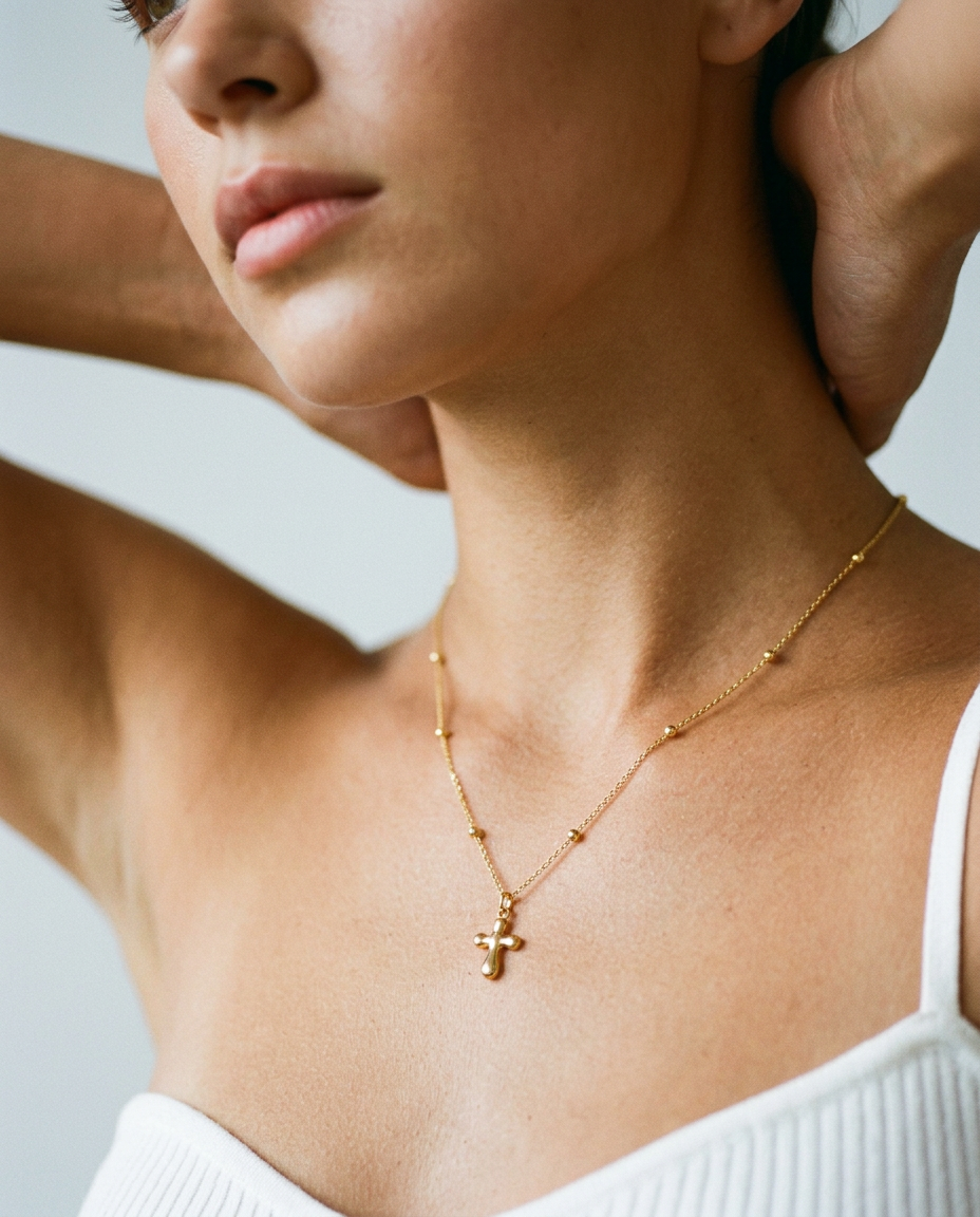 Bari Cross Necklace