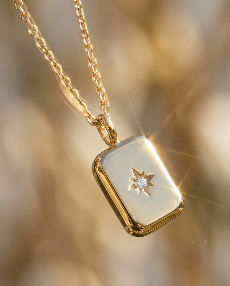 Starburst Medallion Necklace