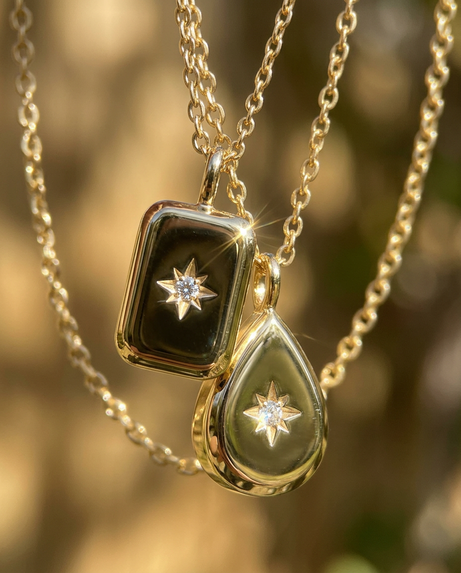 Starburst Medallion Necklace