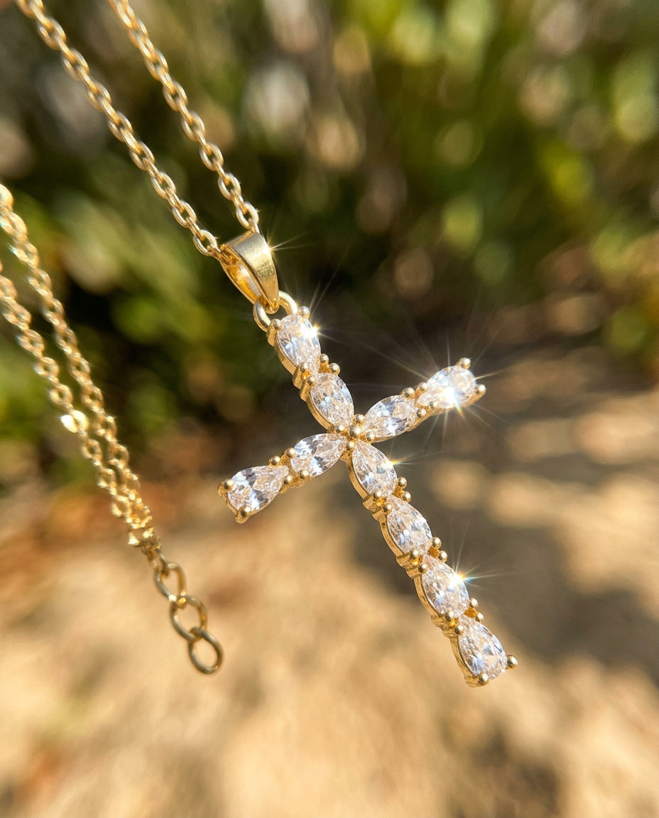 Bellagio Cross Necklace
