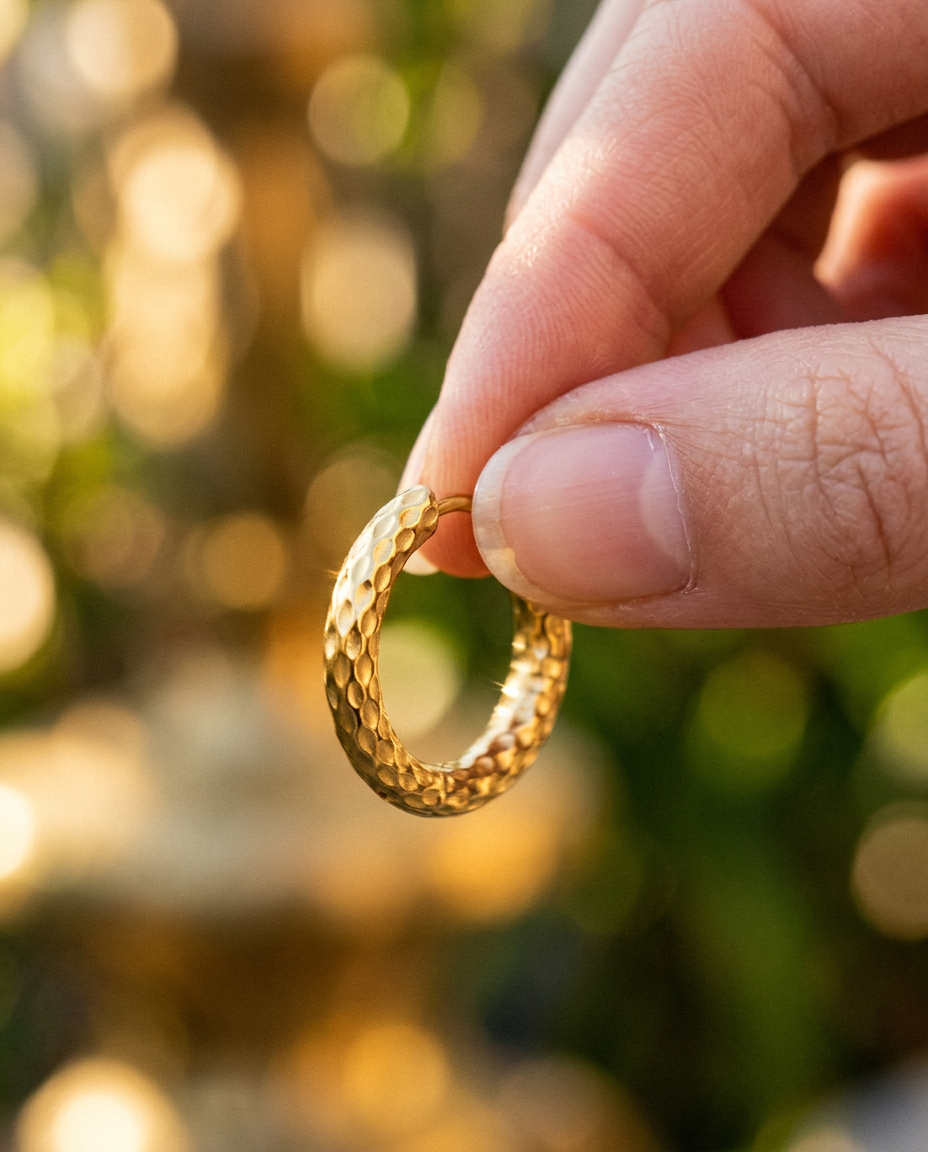Hammered Hoops