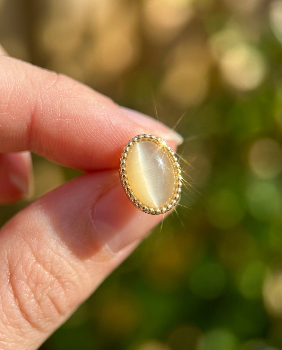 Milgrain Oval Studs