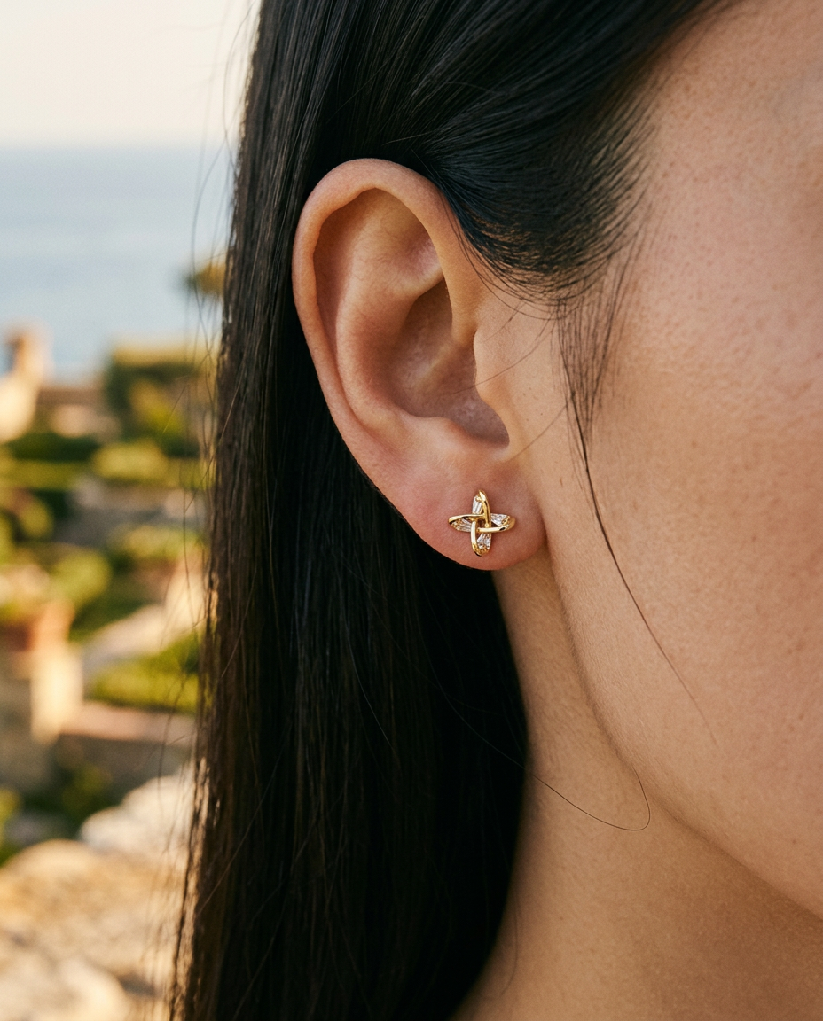 Windmill Stud Earrings