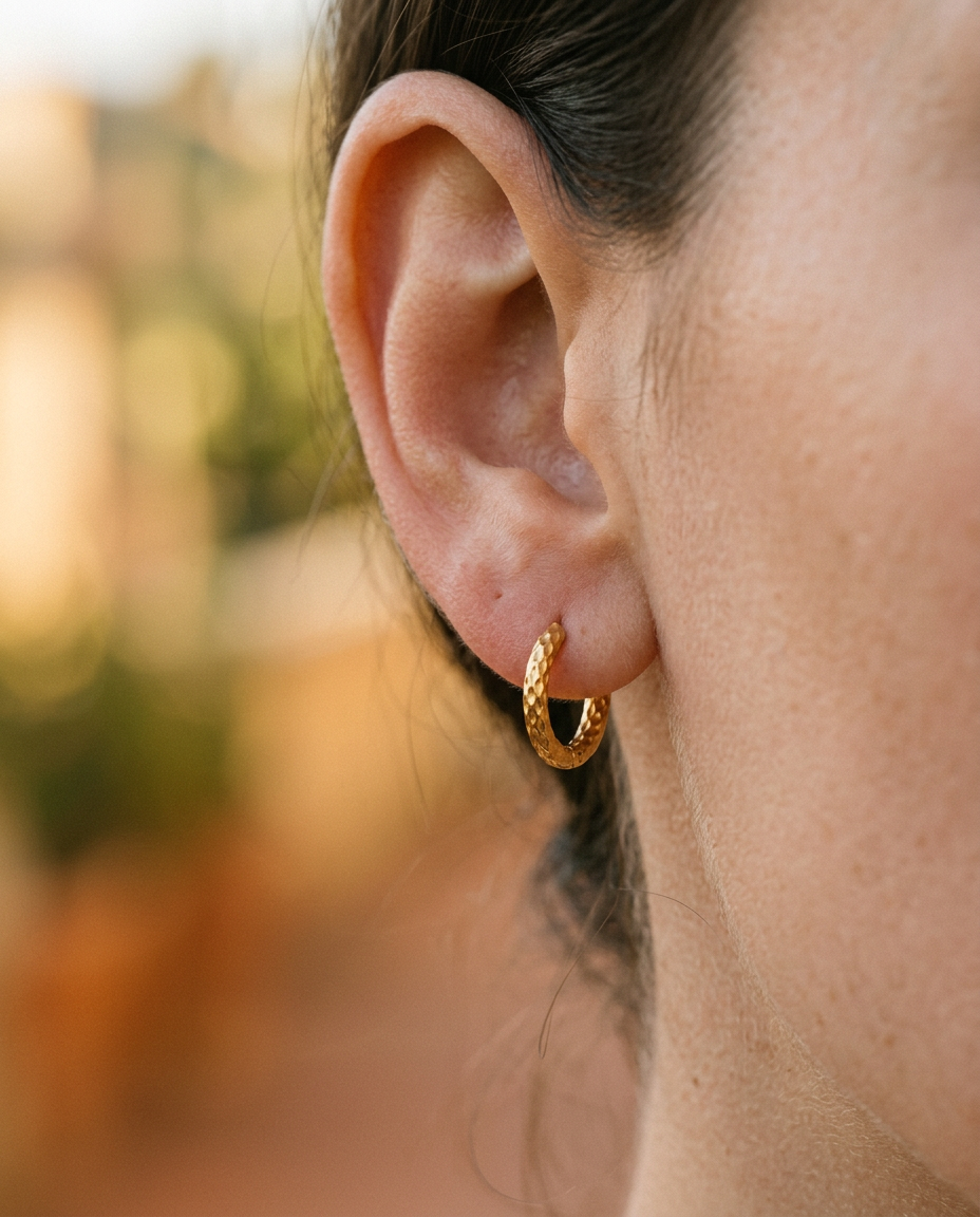 Hammered Hoops