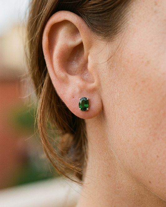 Emerald Studs