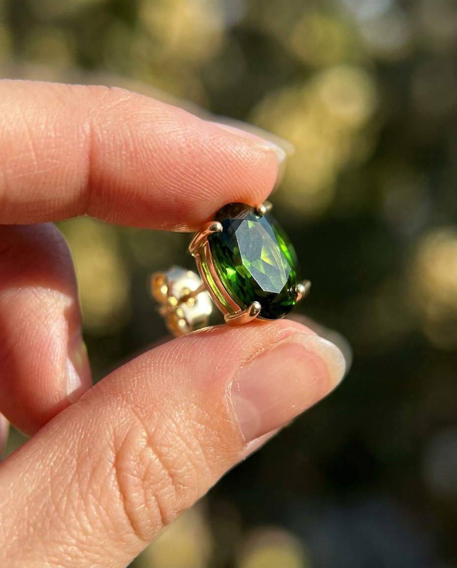 Emerald Studs