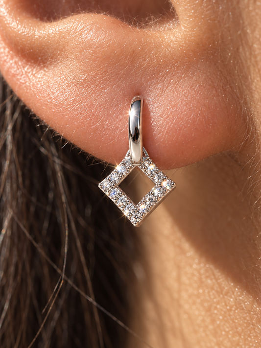 Pavé Kite Drops