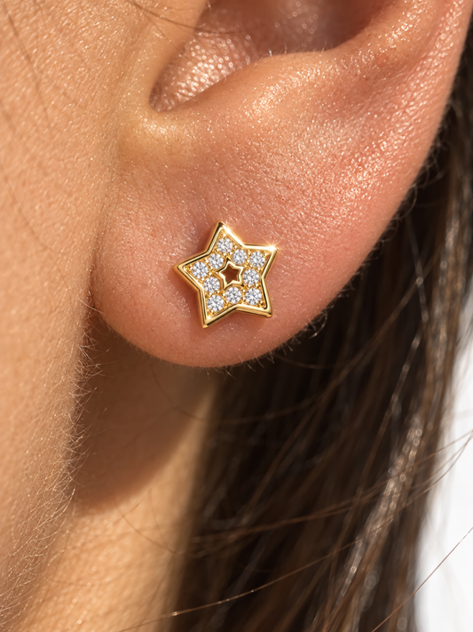 Sparkle Star Studs
