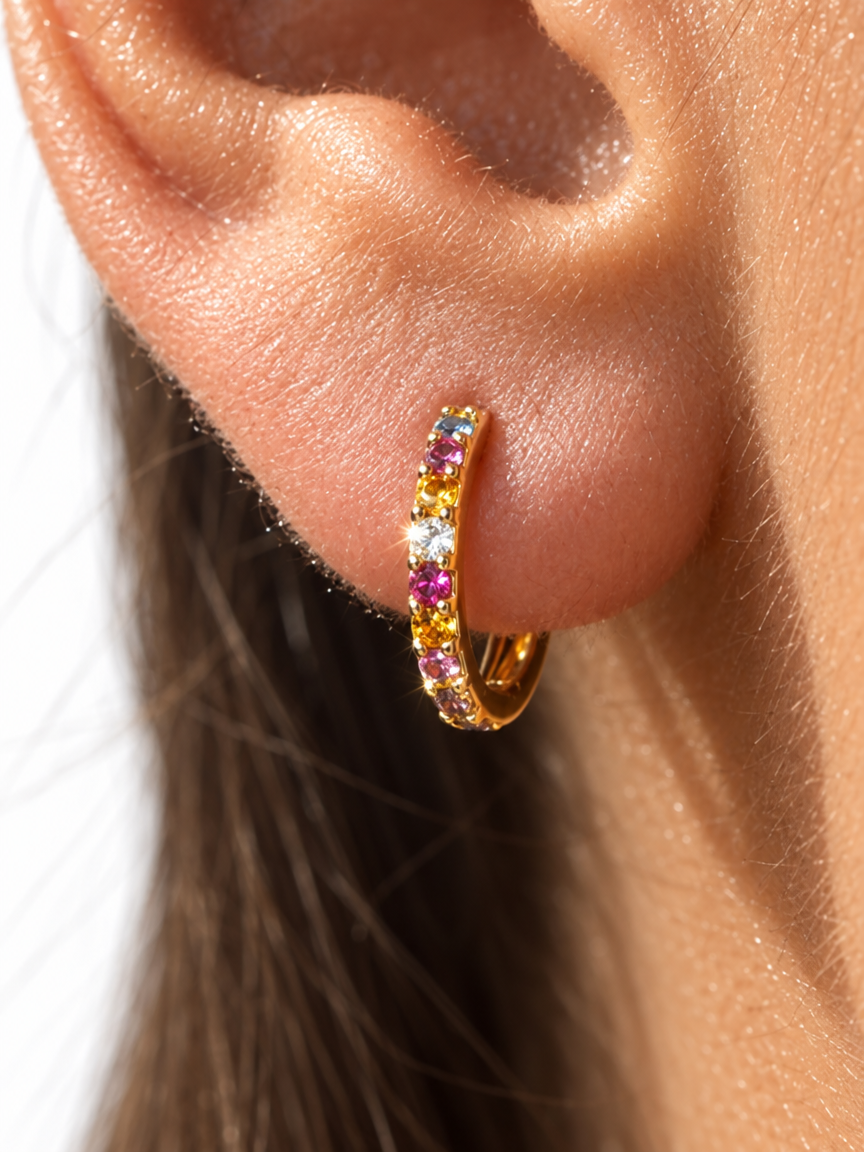 Multicolor Hoops