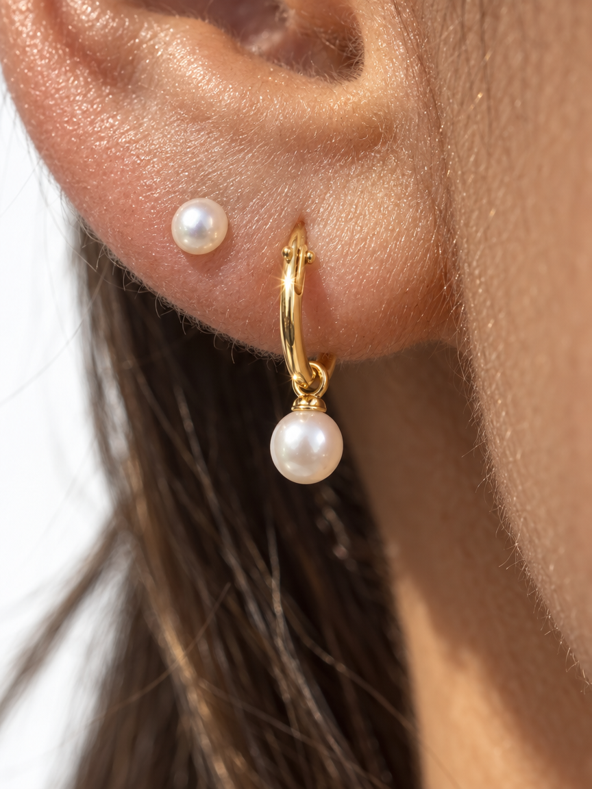 Pearl Drop Earrings
