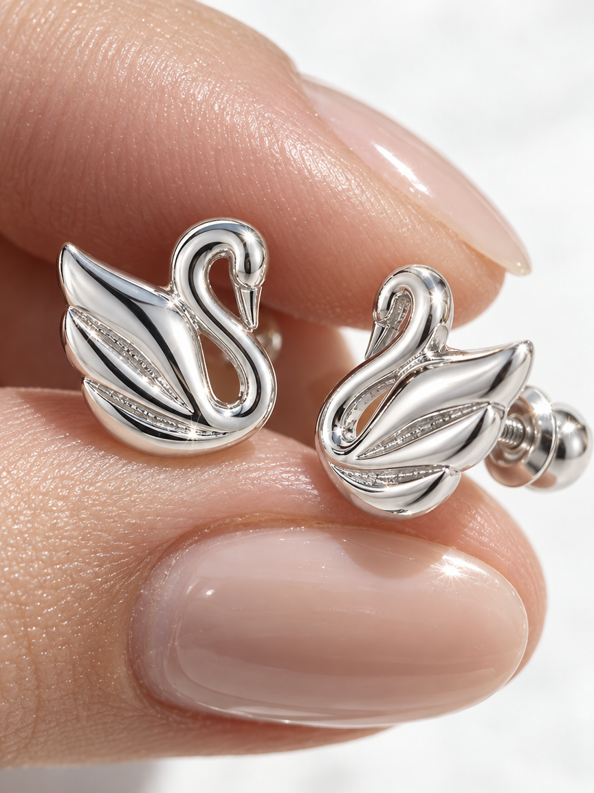 Swan Studs