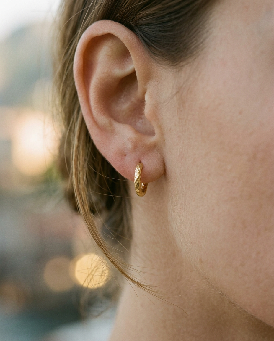 Hammered Hoops