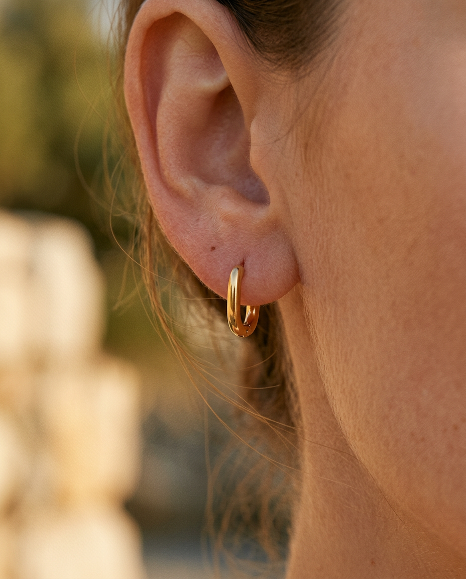 Chunky Open Hoops