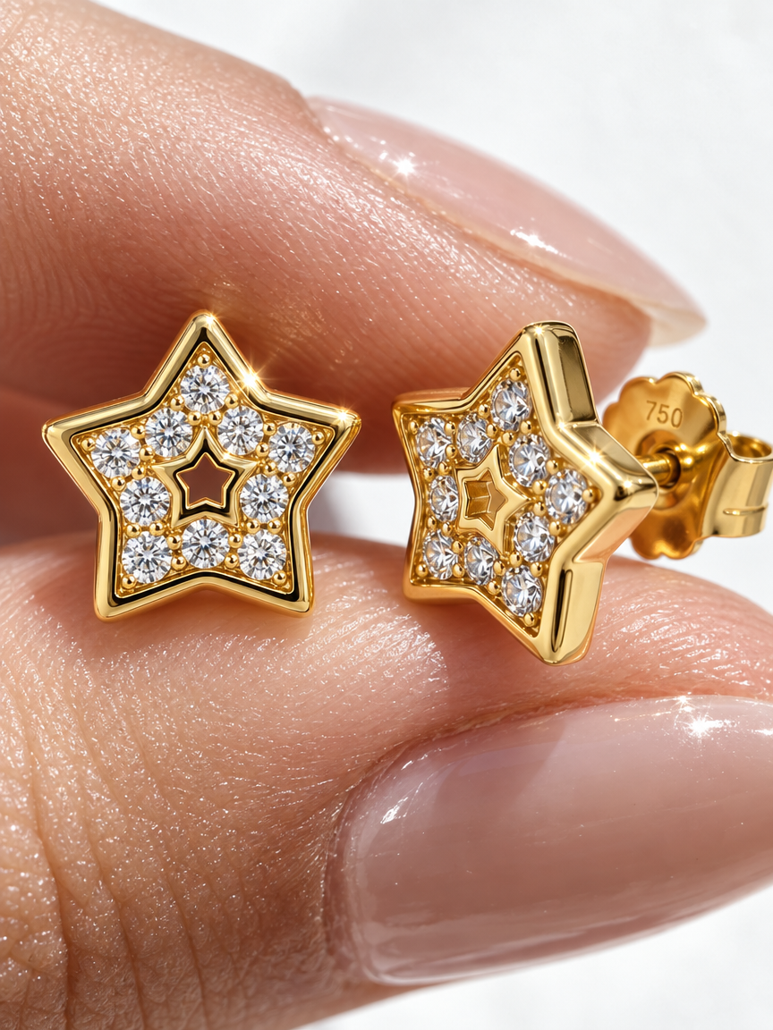 Sparkle Star Studs
