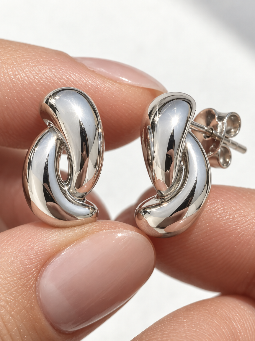 Twist Stud Earrings