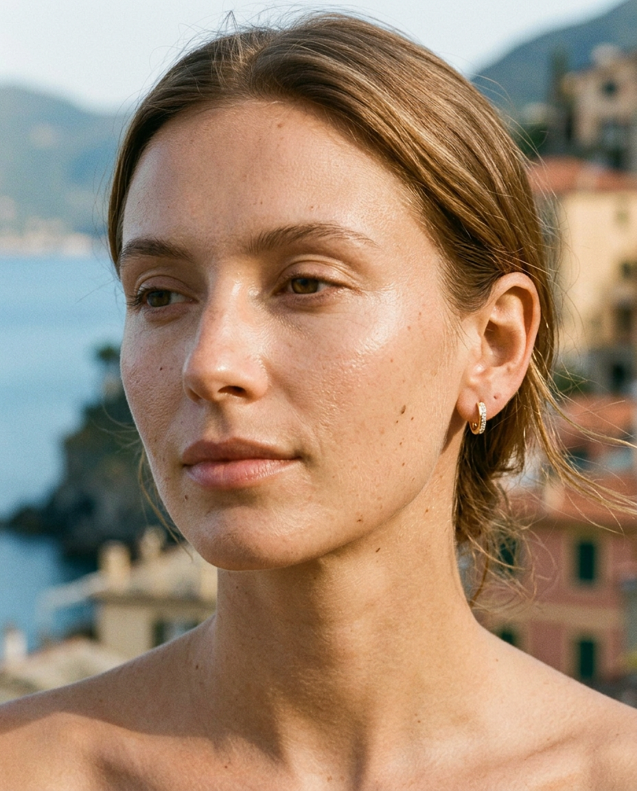 Pavé Huggie Hoops