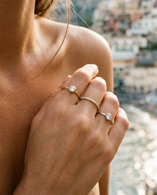 Bezel Solitaire Ring