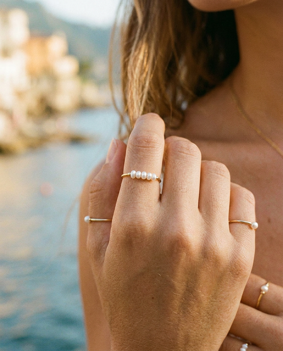 Five Pearl Ring