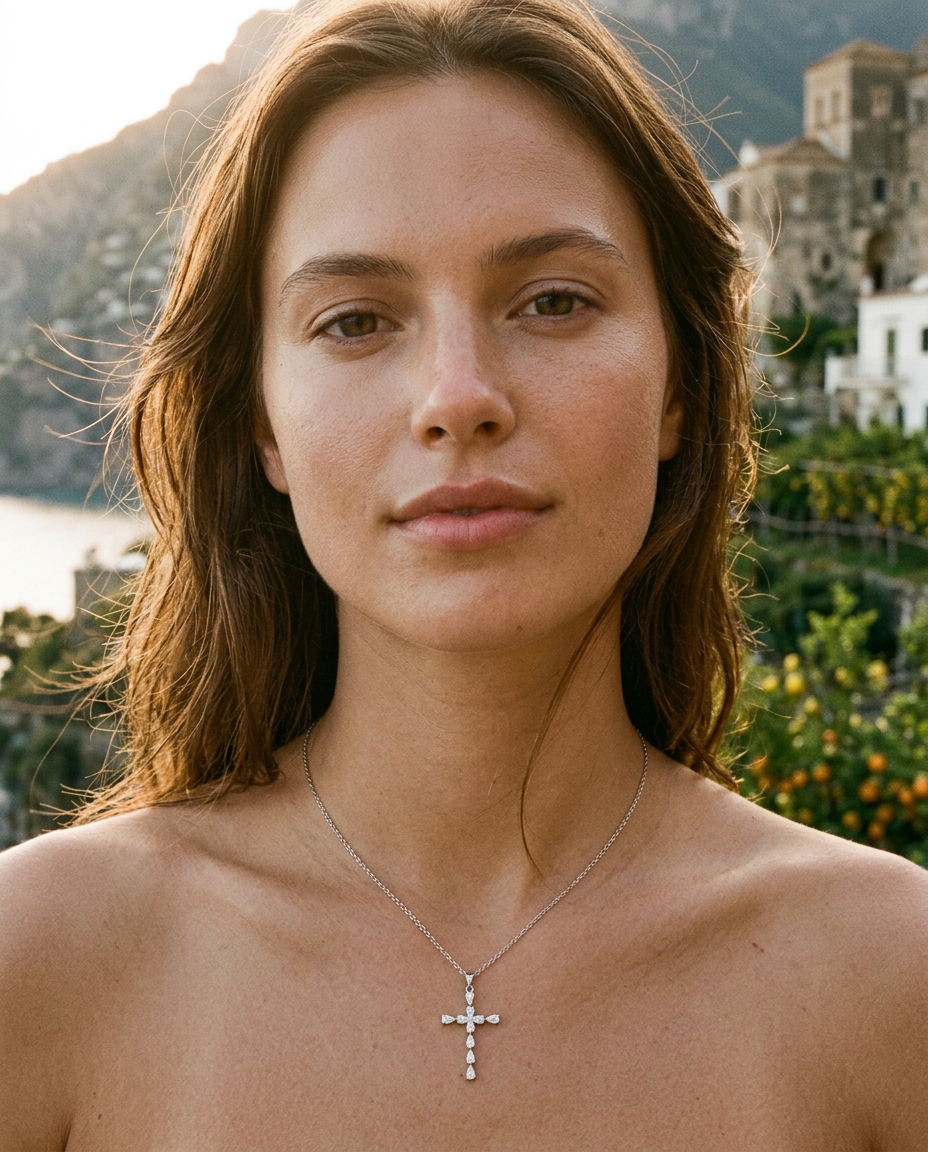 Bellagio Cross Necklace