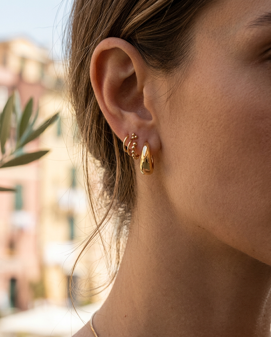 Chunky Dome Hoops