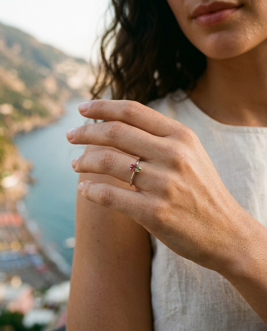 Oval Tourmaline Ring