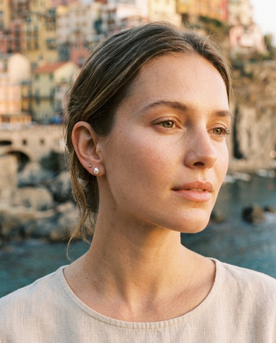 Baroque Pearl Studs