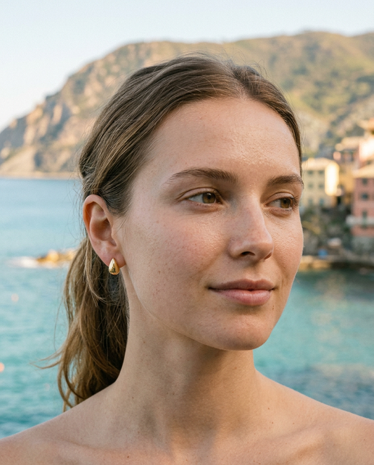 Water Drop Stud Earrings
