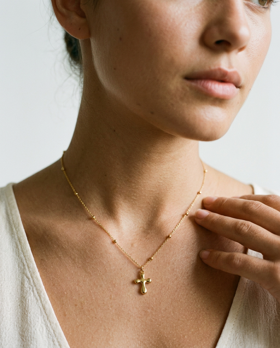 Bari Cross Necklace