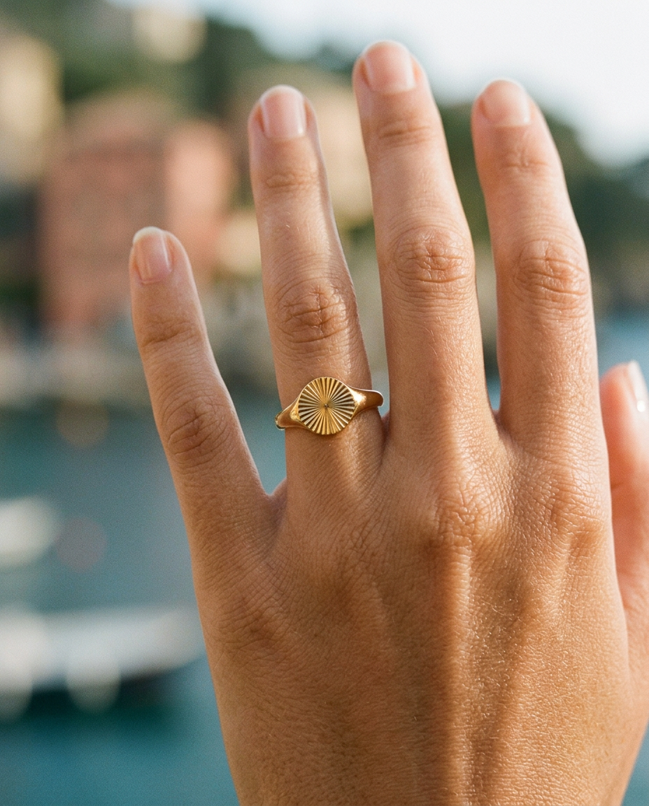 Sun Signet Ring