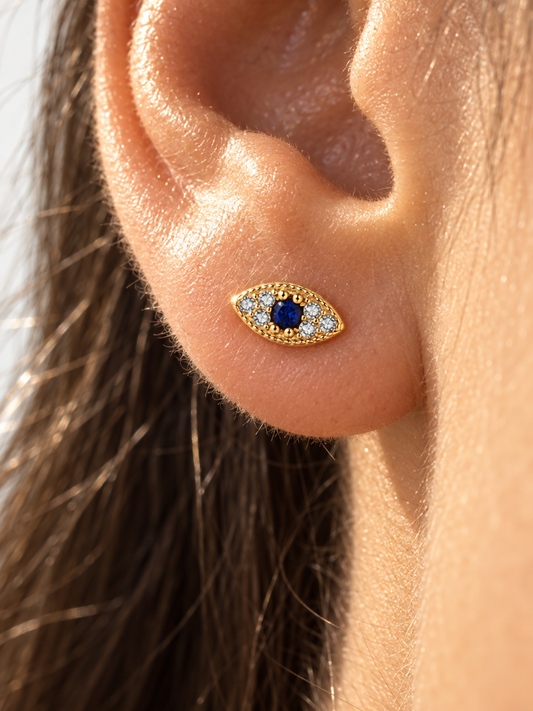 Evil Eye Stud Earrings