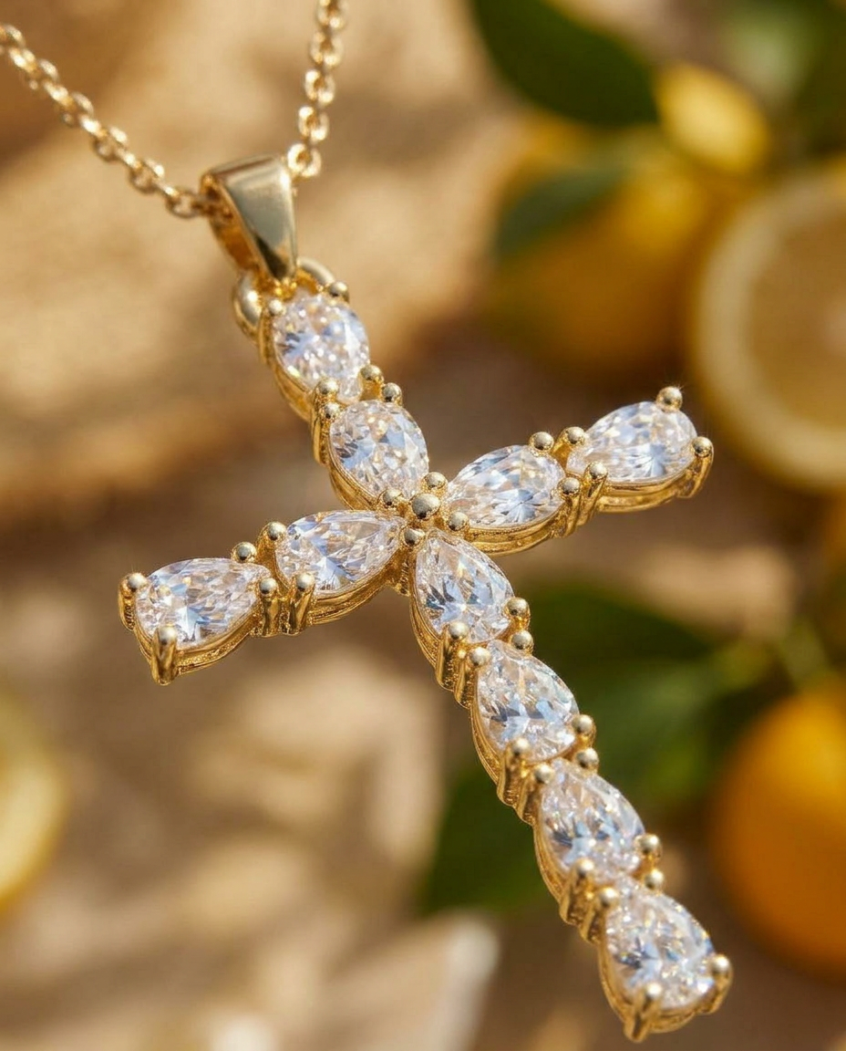 Bellagio Cross Necklace