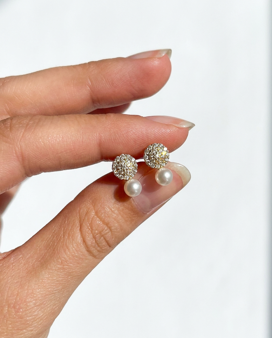 Aurora Pearl Stud