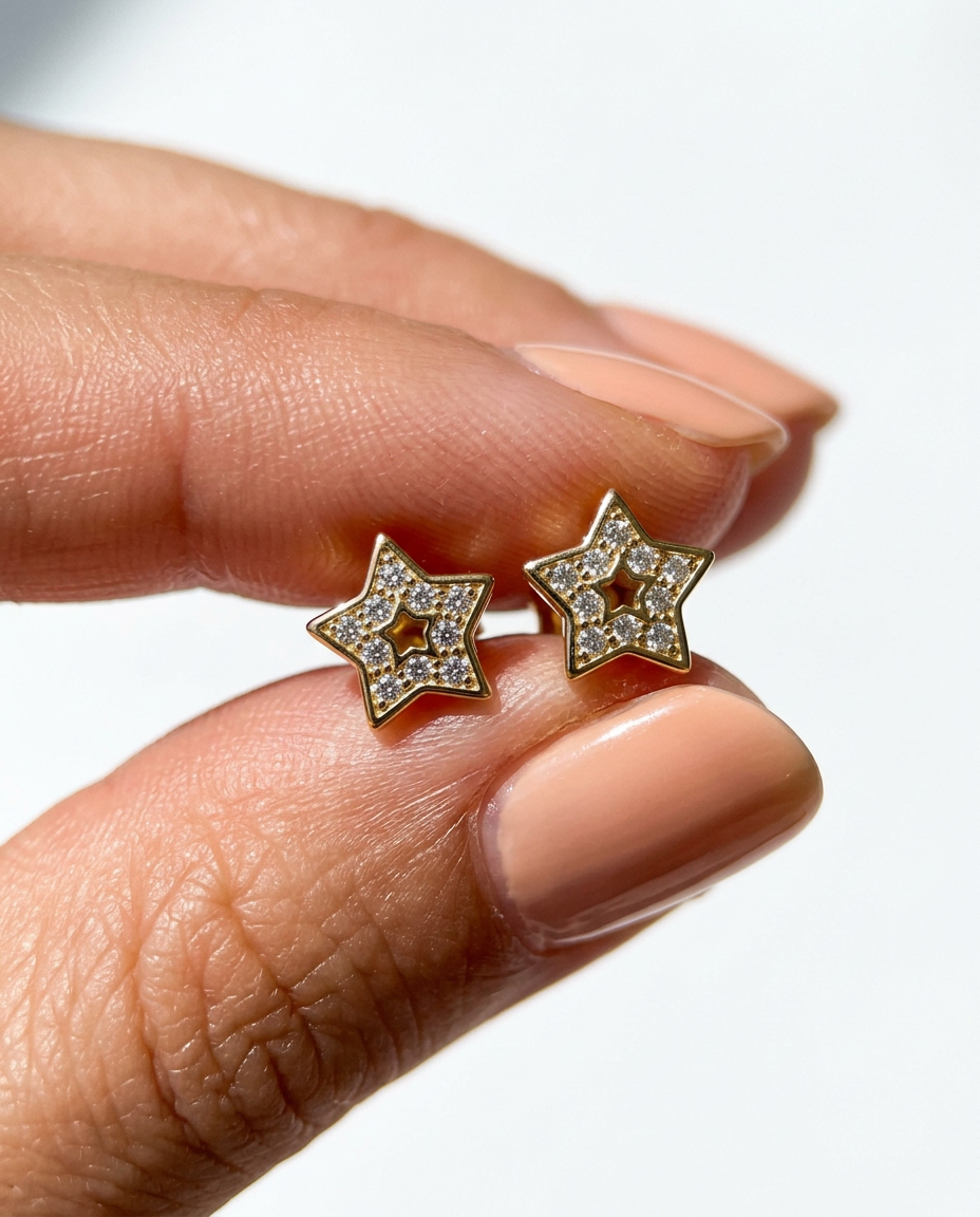 Diamond Star Studs