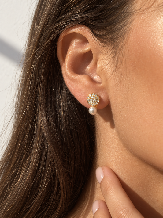 Aurora Pearl Stud