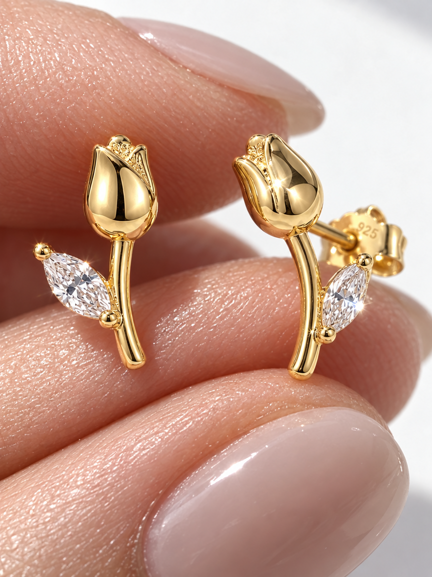 Tulip Studs