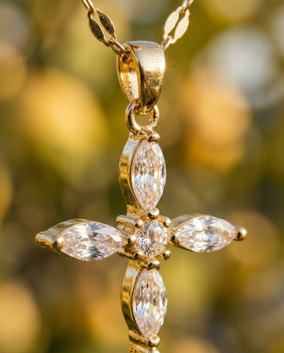 Venezia Cross Necklace