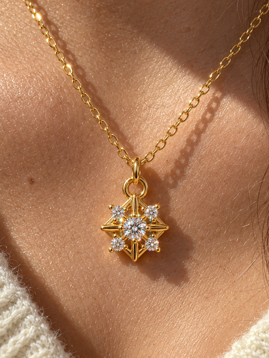 Starburst Pendant Necklace
