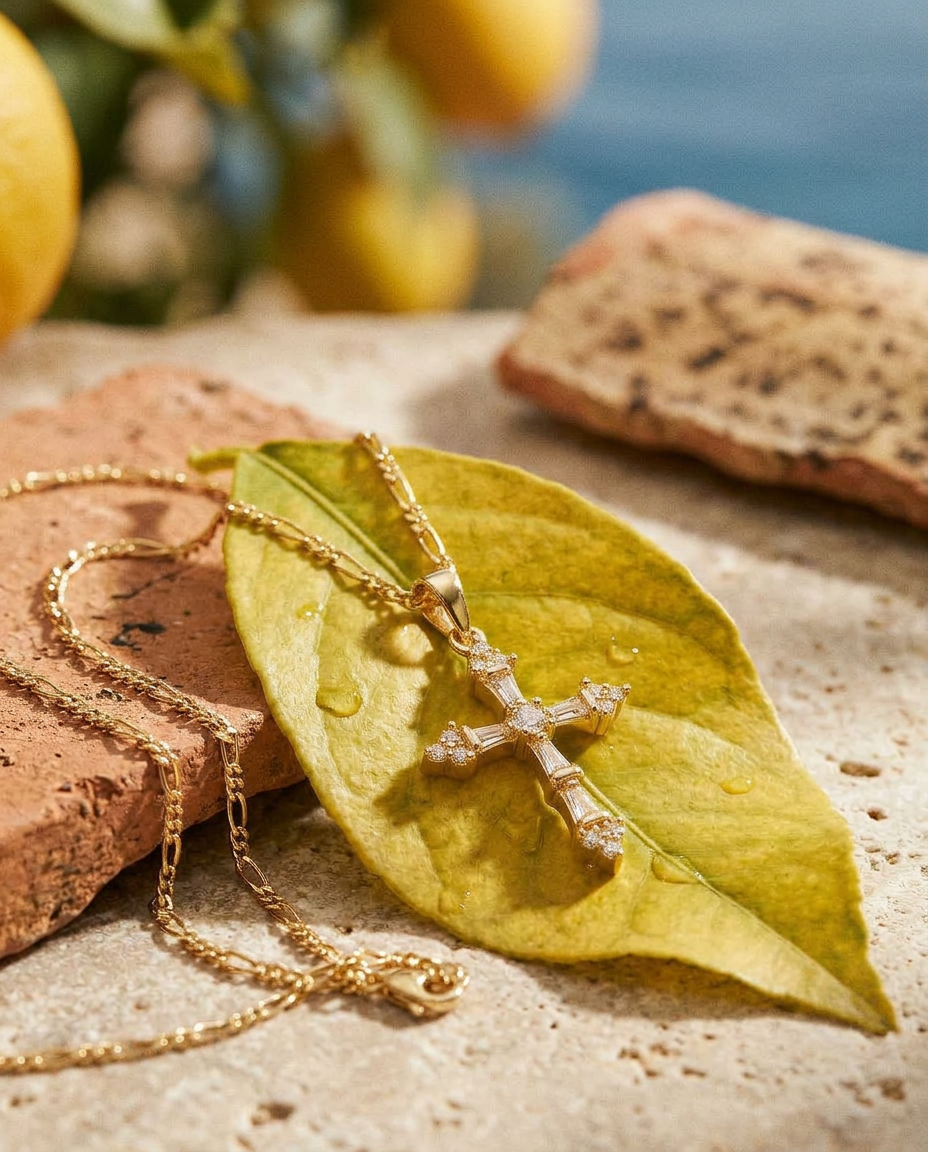 Ferrara Cross Necklace