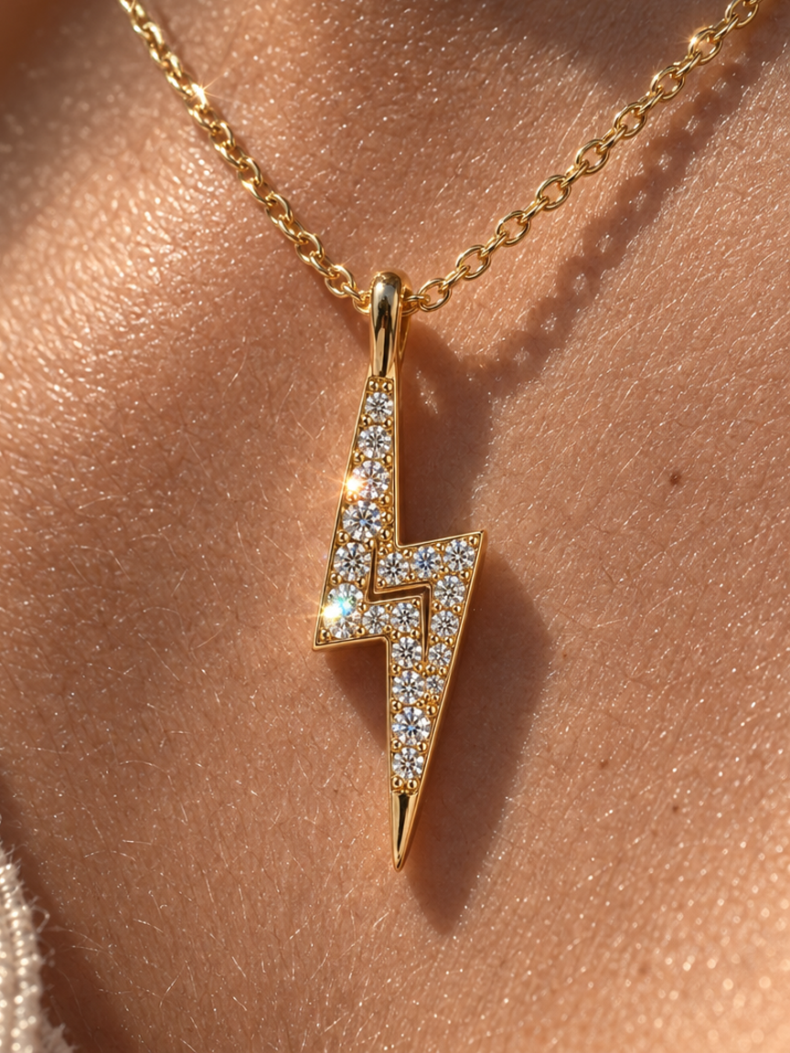 Lightning Pendant Necklace